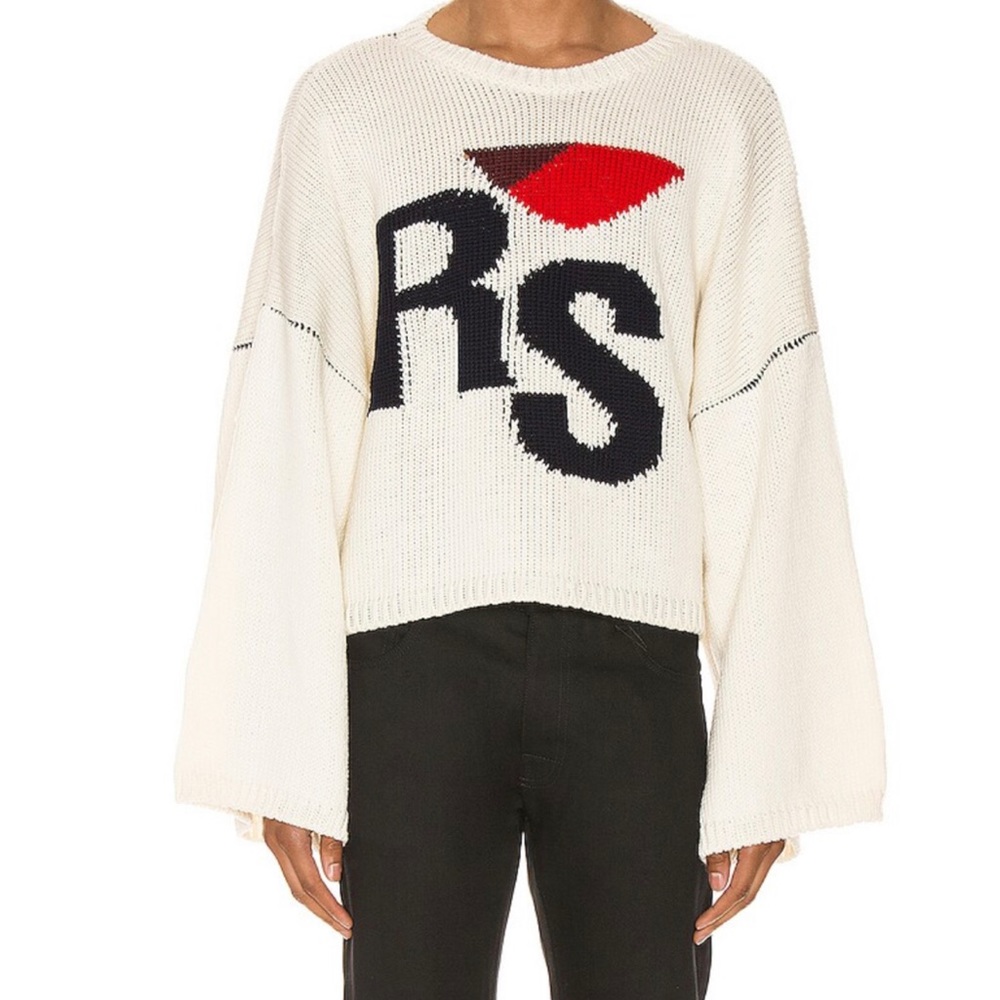 RAF Simon’s RS cropped crew neck
